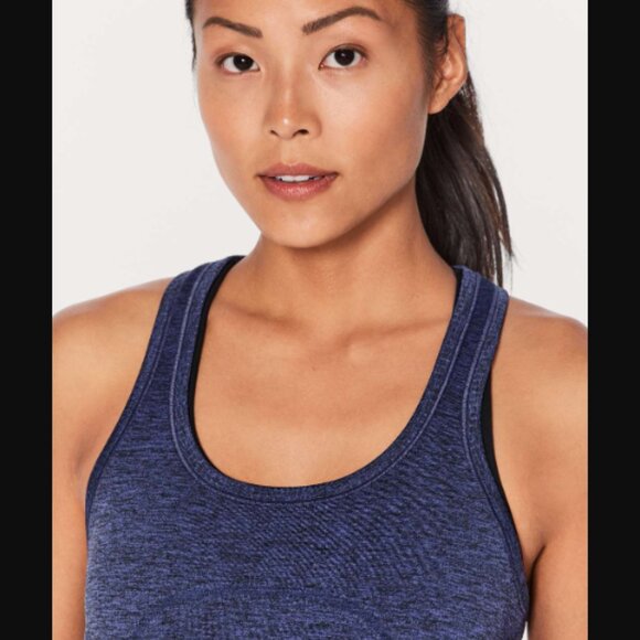 Lululemon Athletica Swiftly Tech Racerback Tank Top Stony Grape/Black Retail $58 - Picture 5 of 13